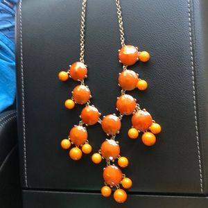 Orange bubble necklace